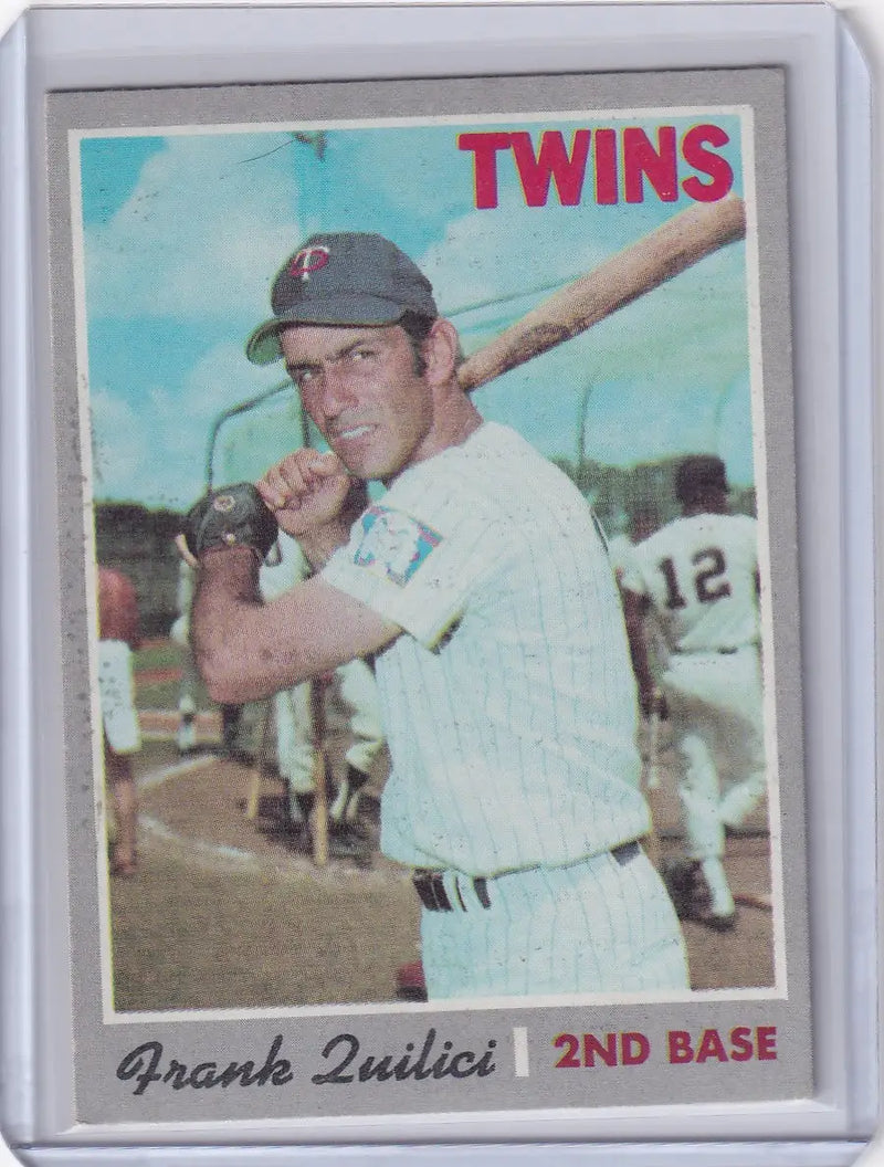 1970 Topps Baseball #572 Frank Quilici - Minnesota Twins - Baseball Card Single