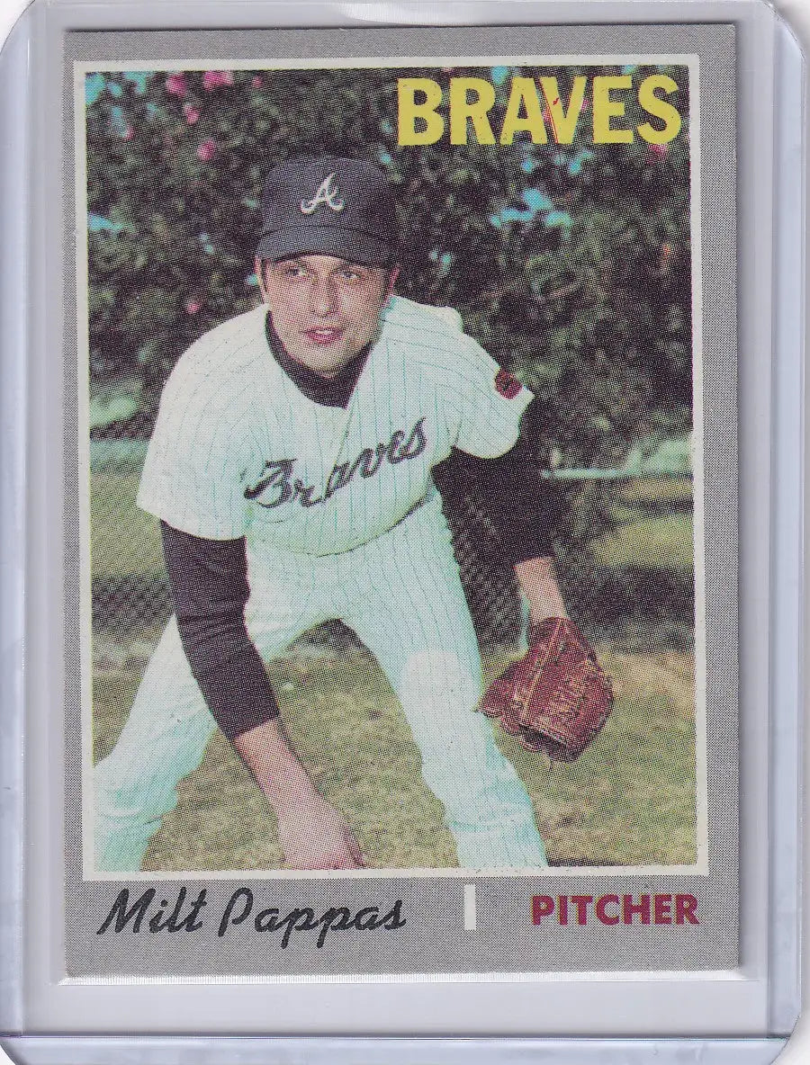 1970 Topps Baseball #576 Milt Pappas - Atlanta Braves