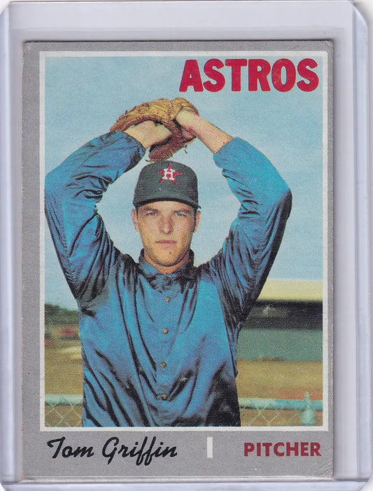 1970 Topps Baseball #578 Tom Griffin - Houston Astros - Baseball Card Single
