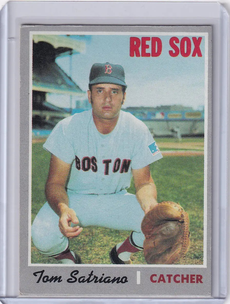 1970 Topps Baseball #581 Tom Satriano - Boston Red Sox