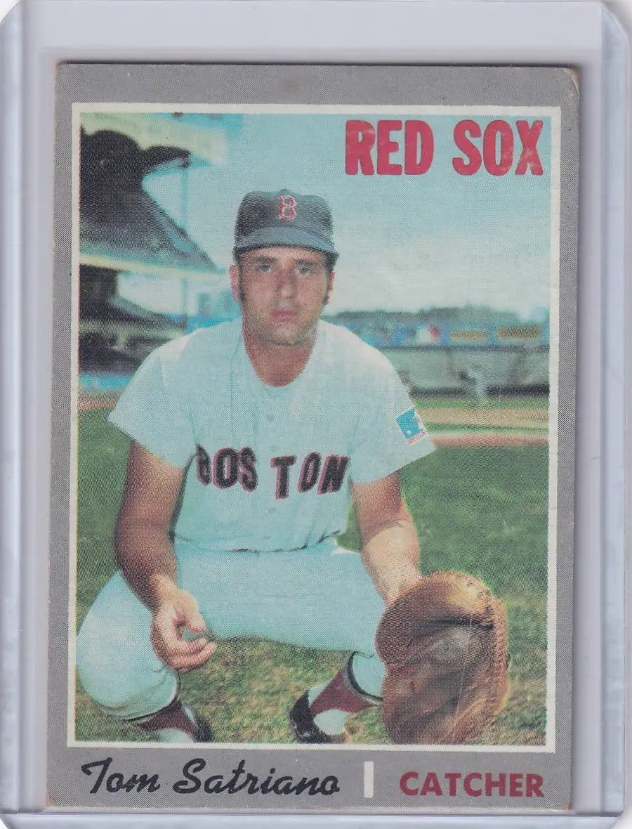 1970 Topps Baseball #581 Tom Satriano - Boston Red Sox