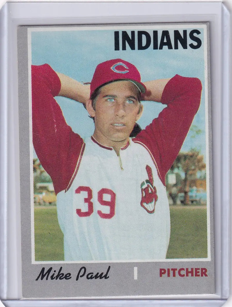 1970 Topps Baseball #582 Mike Paul - Cleveland Indians