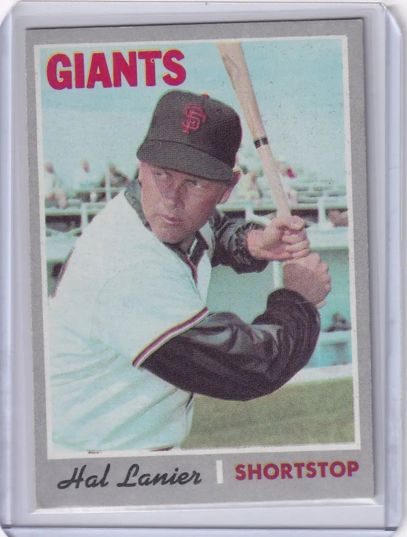 1970 Topps Baseball #583 Hal Lanier - San Francisco Giants