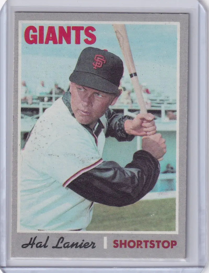 1970 Topps Baseball #583 Hal Lanier - San Francisco Giants