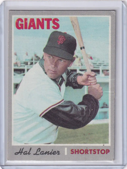 1970 Topps Baseball #583 Hal Lanier - San Francisco Giants - Baseball Card