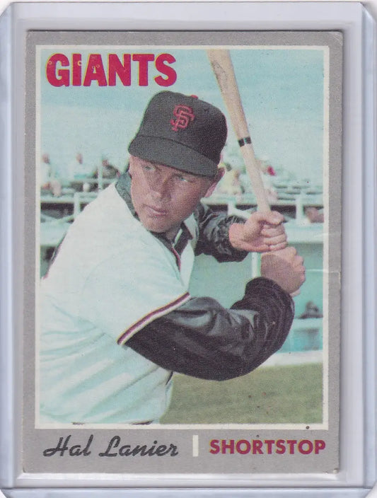 1970 Topps Baseball #583 Hal Lanier - San Francisco Giants - Baseball Card