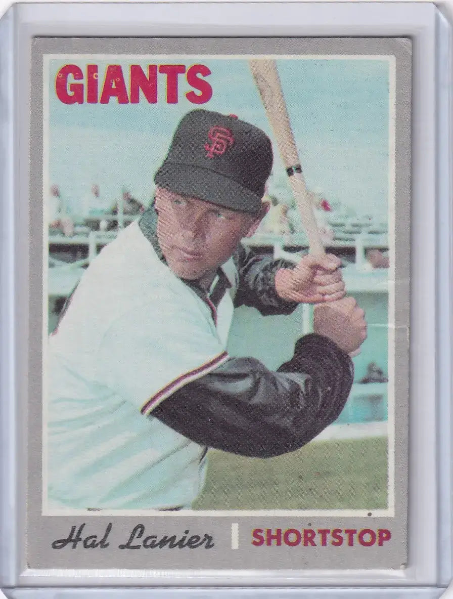 1970 Topps Baseball #583 Hal Lanier - San Francisco Giants