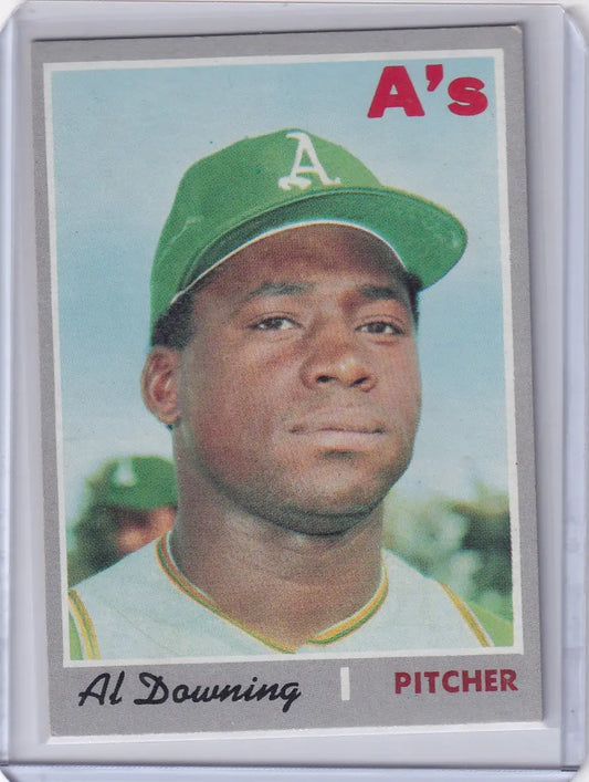 1970 Topps Baseball #584 Al Downing - Oakland Athletics - Baseball Card Single