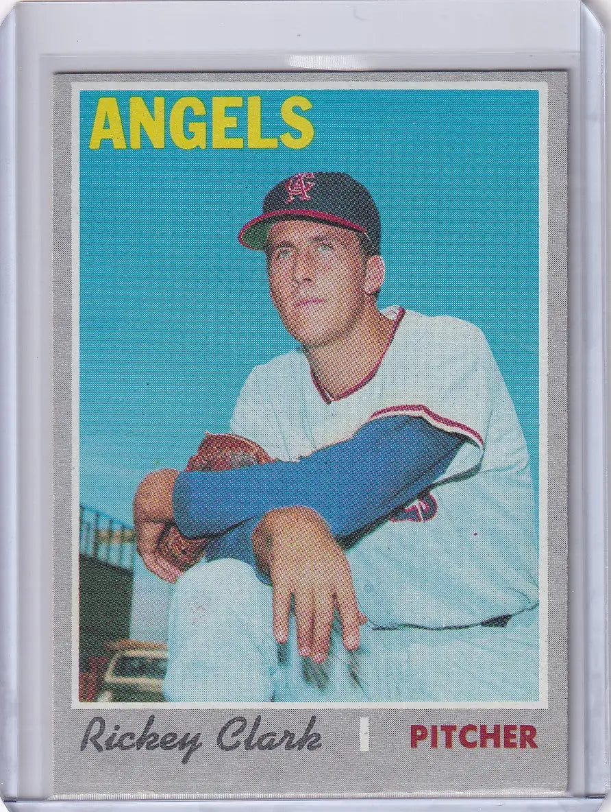 1970 Topps Baseball #586 Rickey Clark - California Angels RC