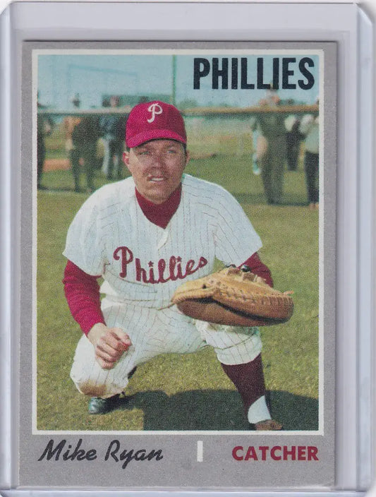 1970 Topps Baseball #591 Mike Ryan - Philadelphia Phillies - Baseball Card Single