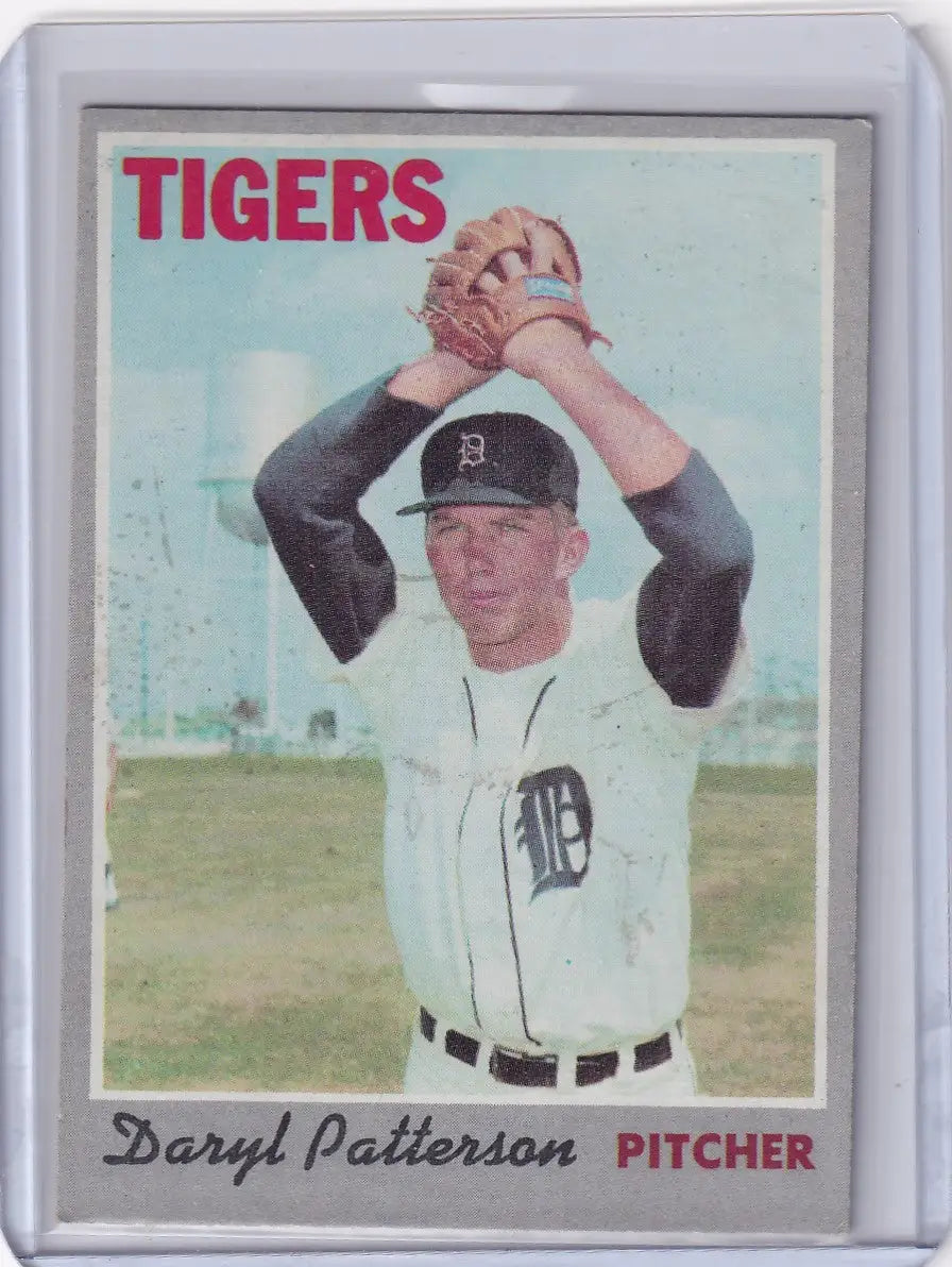 1970 Topps Baseball #592 Daryl Patterson - Detroit Tigers