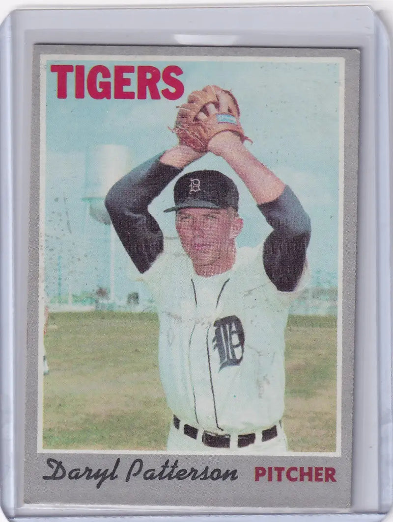 1970 Topps Baseball #592 Daryl Patterson - Detroit Tigers