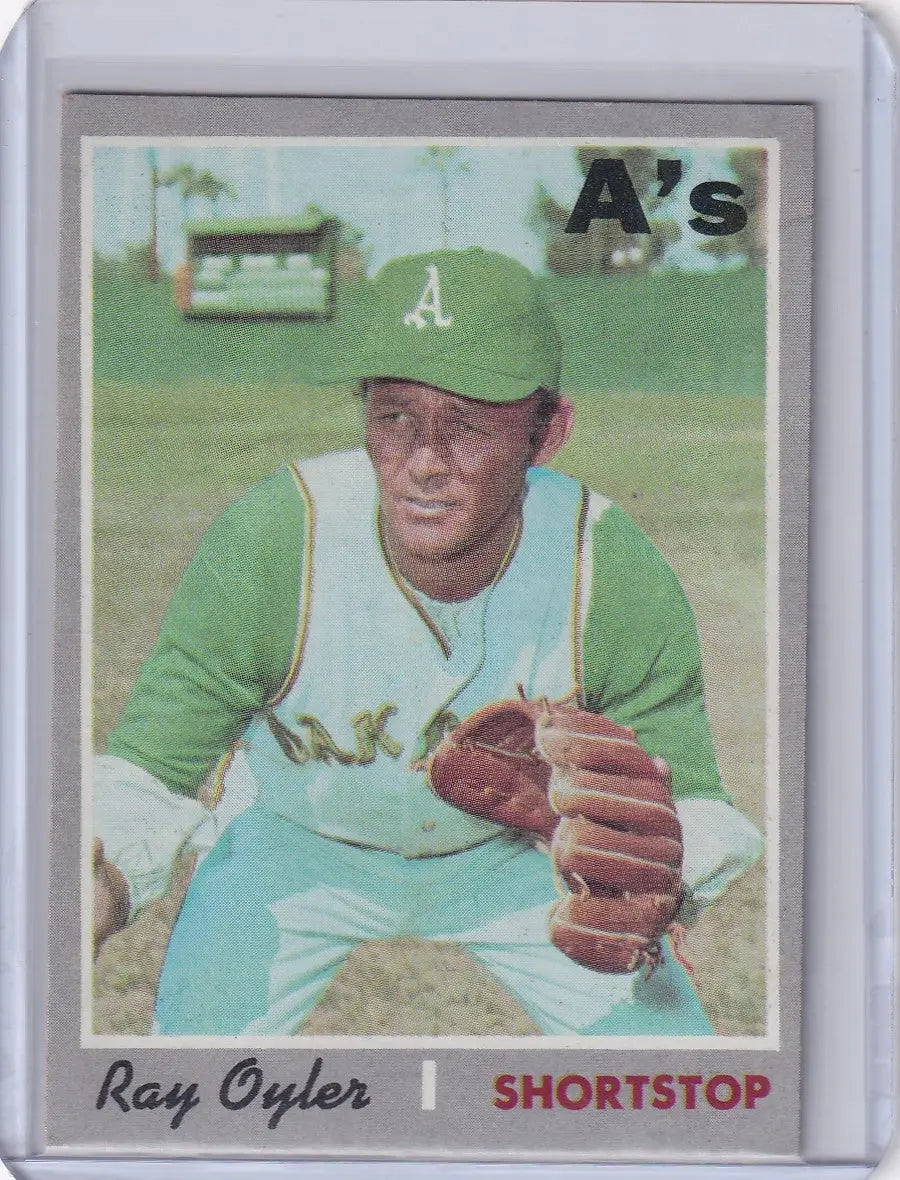 1970 Topps Baseball #603 Ray Oyler - Oakland Athletics