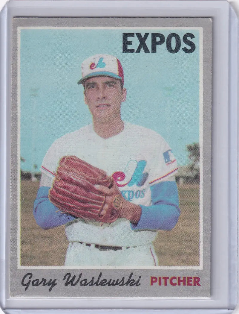 1970 Topps Baseball #607 Gary Waslewski - Montreal Expos