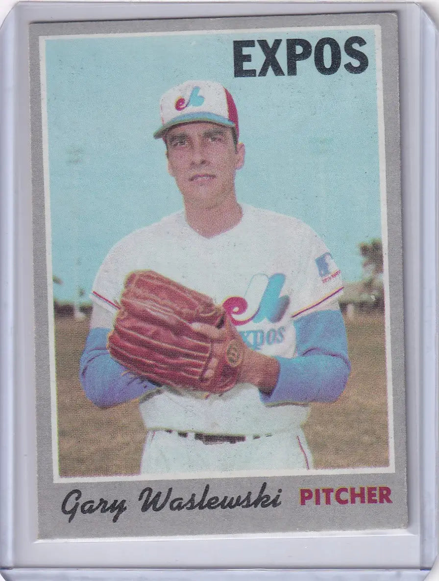 1970 Topps Baseball #607 Gary Waslewski - Montreal Expos