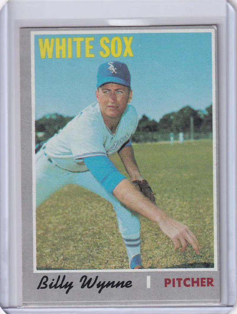 1970 Topps Baseball #618 Billy Wynne - Chicago White Sox RC