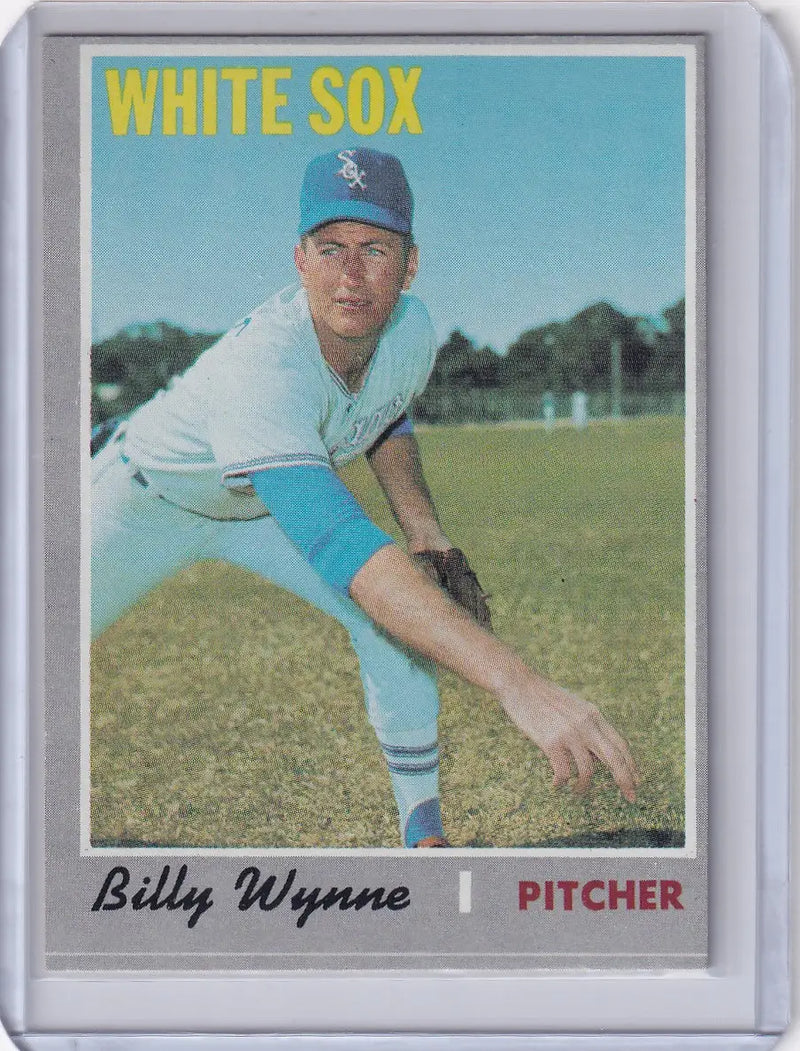 1970 Topps Baseball #618 Billy Wynne - Chicago White Sox RC