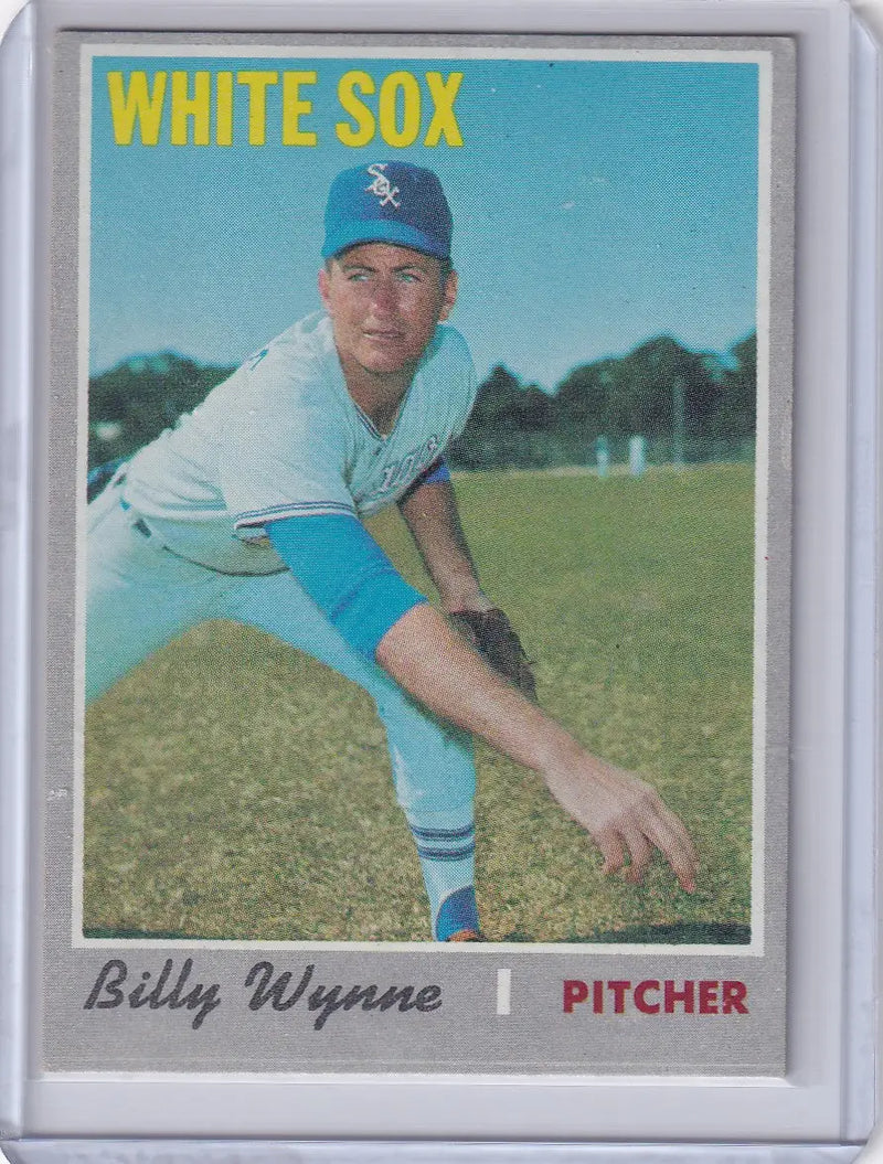 1970 Topps Baseball #618 Billy Wynne - Chicago White Sox RC