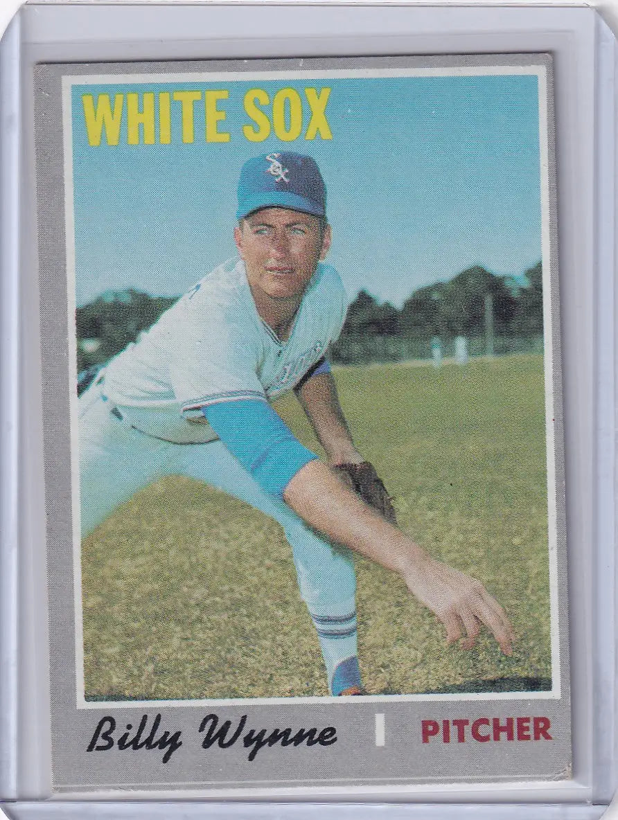 1970 Topps Baseball #618 Billy Wynne - Chicago White Sox RC