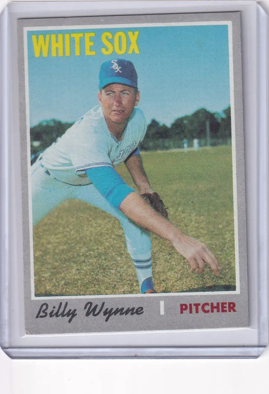 1970 Topps Baseball #618 Billy Wynne - Chicago White Sox RC - Baseball Card Single
