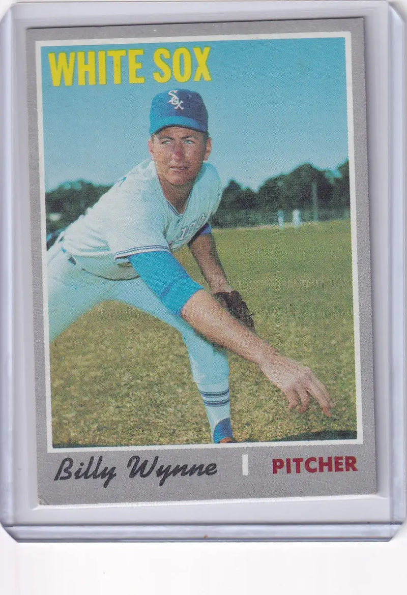 1970 Topps Baseball #618 Billy Wynne - Chicago White Sox RC