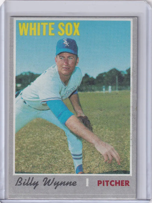 1970 Topps Baseball #618 Billy Wynne - Chicago White Sox RC - Baseball Card Single