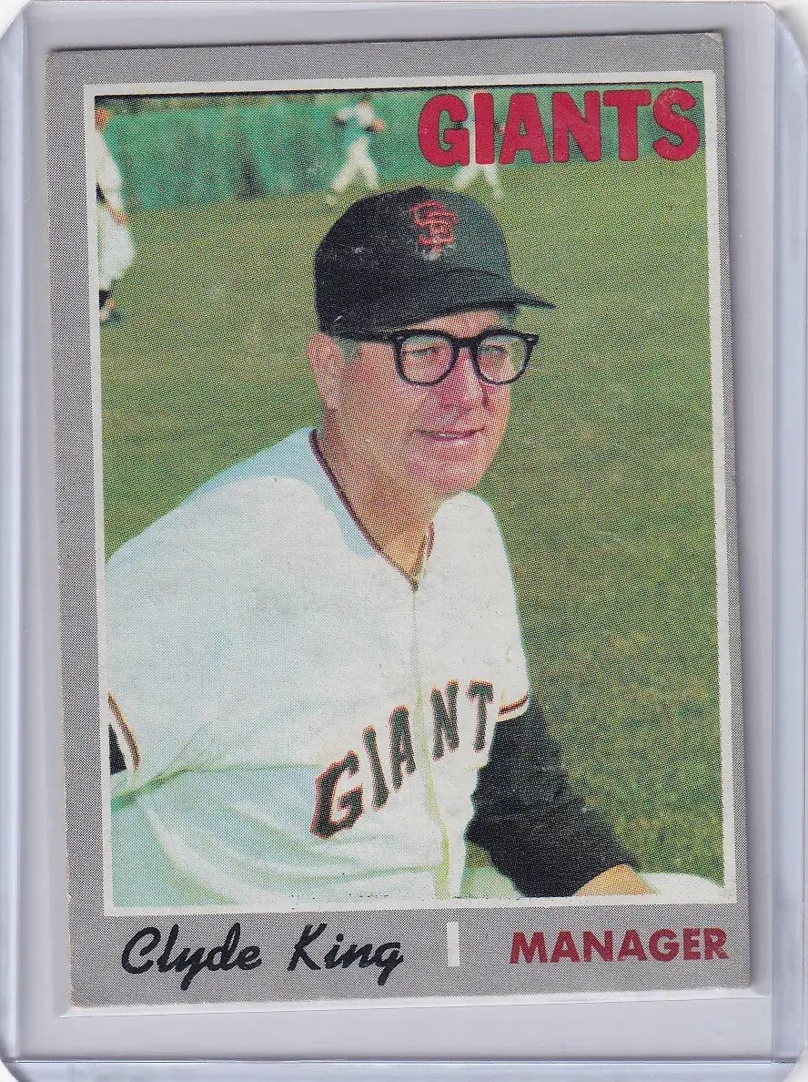 1970 Topps Baseball #624 Clyde King - San Francisco Giants