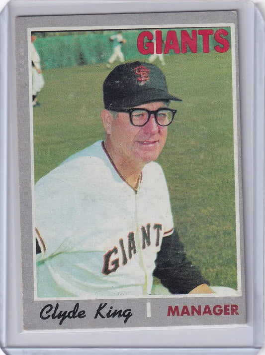 1970 Topps Baseball #624 Clyde King - San Francisco Giants - Baseball Card Single