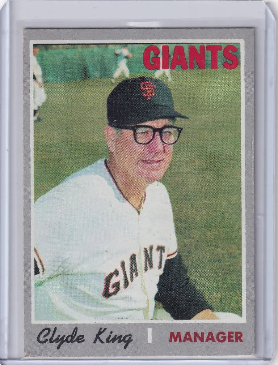 1970 Topps Baseball #624 Clyde King - San Francisco Giants