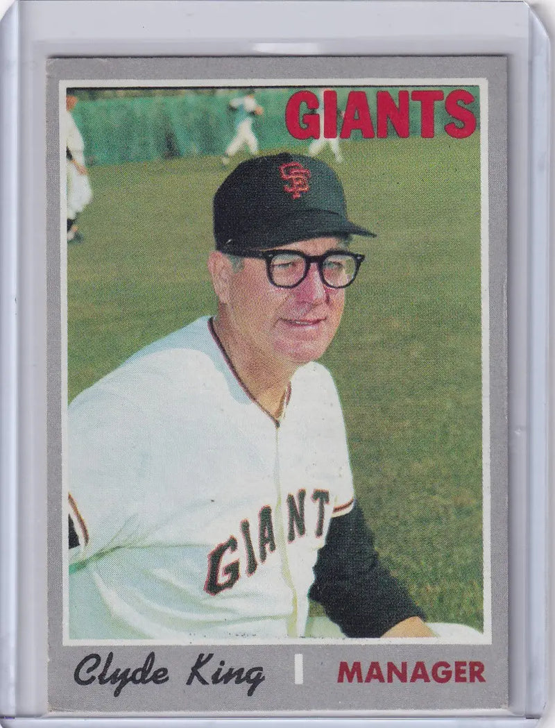 1970 Topps Baseball #624 Clyde King - San Francisco Giants