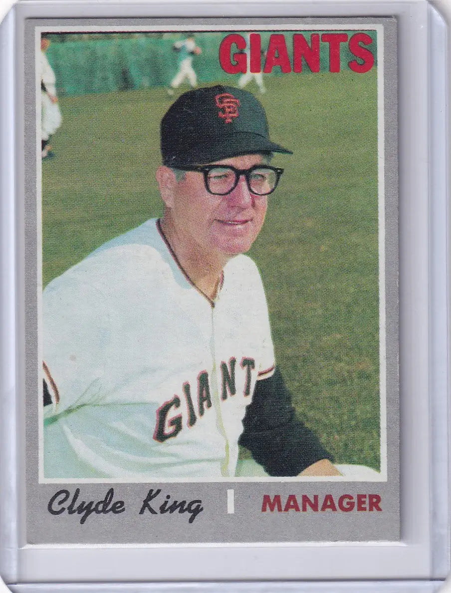 1970 Topps Baseball #624 Clyde King - San Francisco Giants