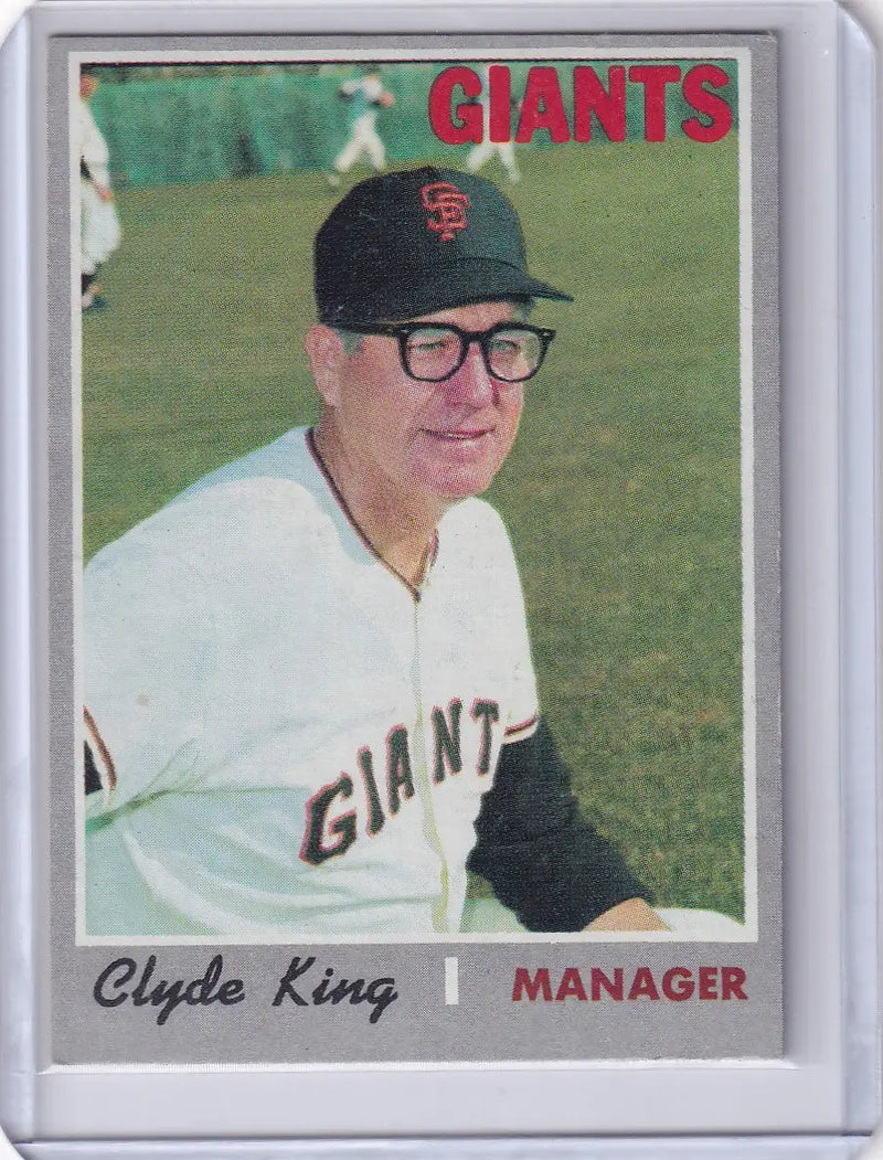 1970 Topps Baseball #624 Clyde King - San Francisco Giants