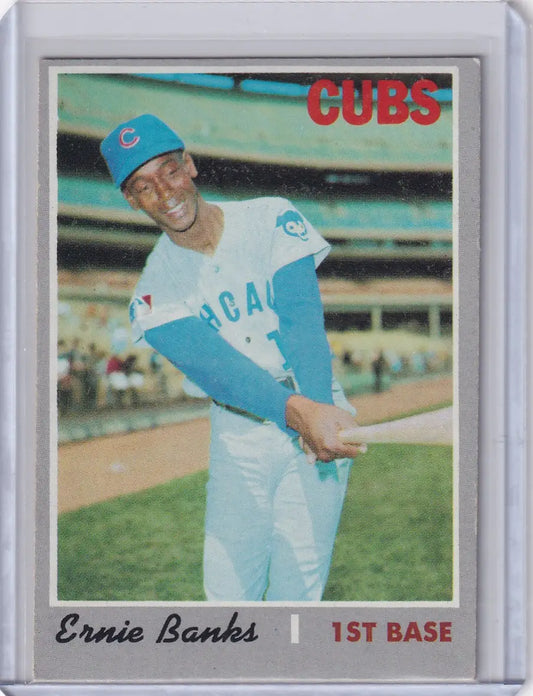 1970 Topps Baseball #630 Ernie Banks - Chicago Cubs - Baseball Card Single