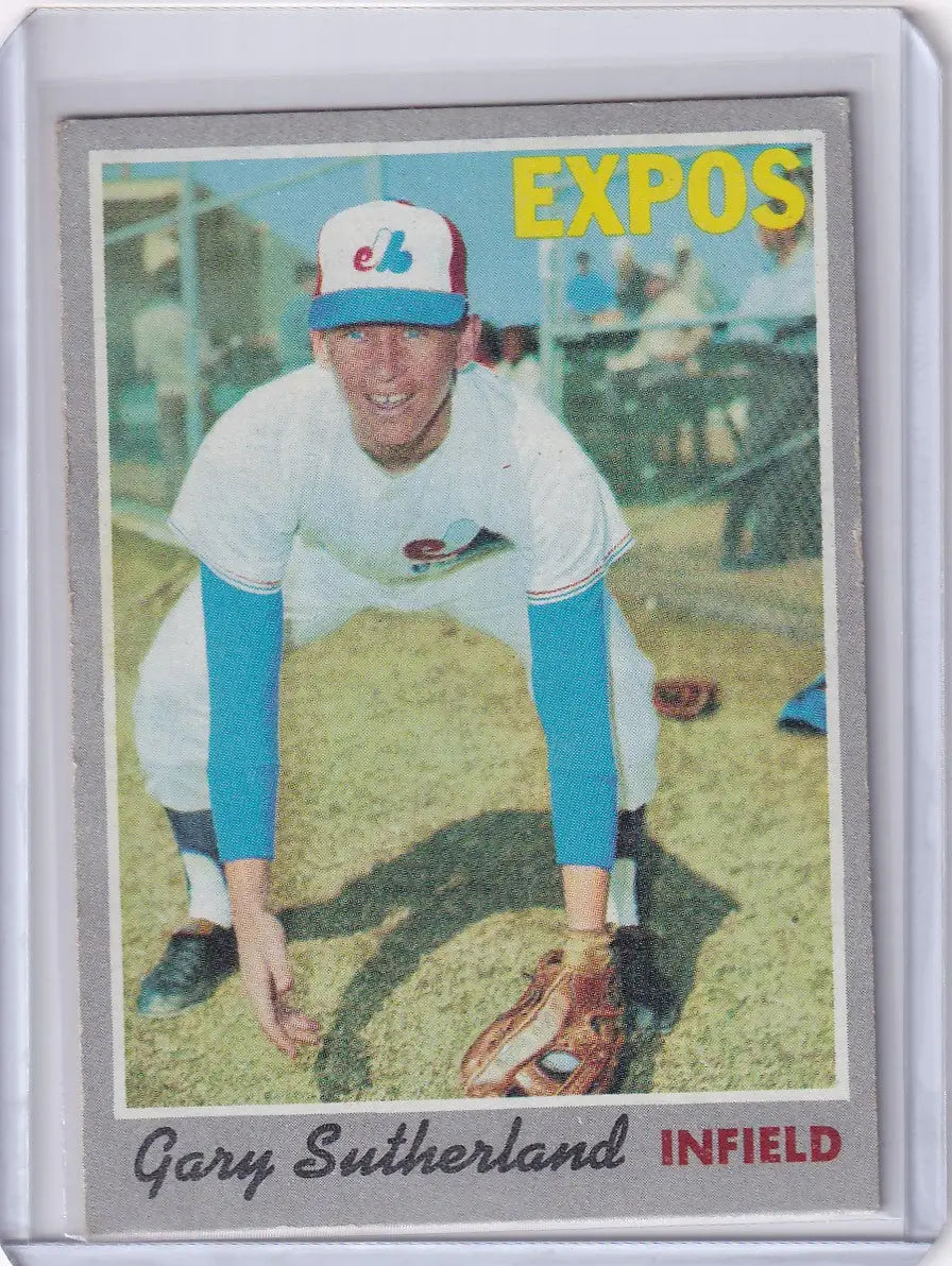 1970 Topps Baseball #632 Gary Sutherland - Montreal Expos
