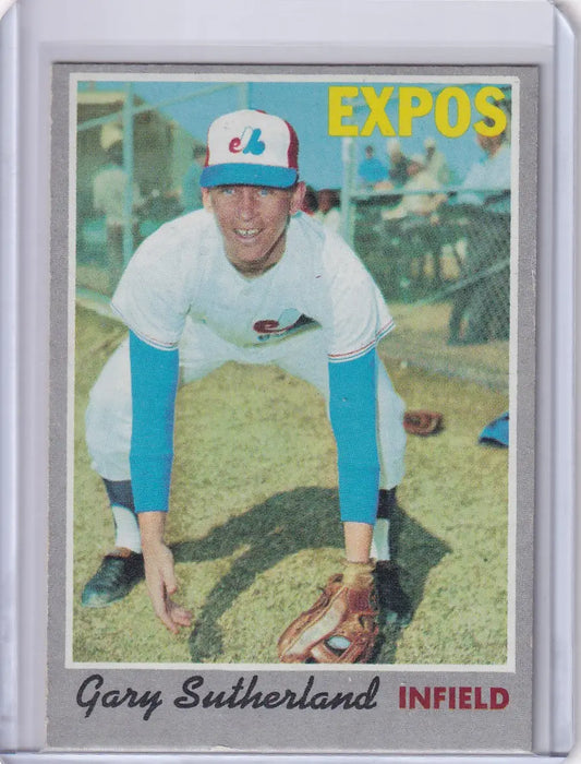 1970 Topps Baseball #632 Gary Sutherland - Montreal Expos - Baseball Card Single