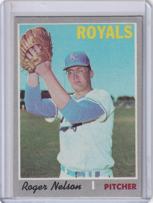 1970 Topps Baseball #633 Roger Nelson - Kansas City Royals - Baseball Card Single