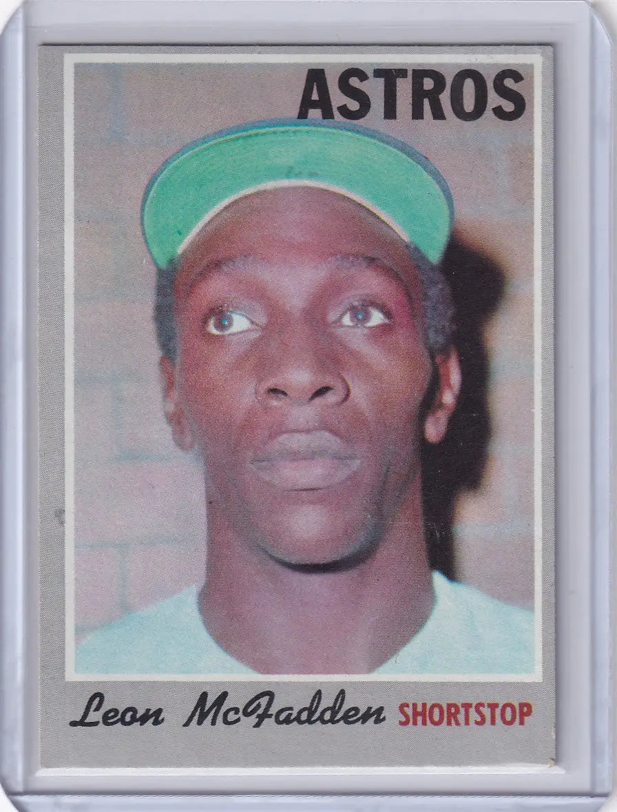 1970 Topps Baseball #672 Leon McFadden - Houston Astros