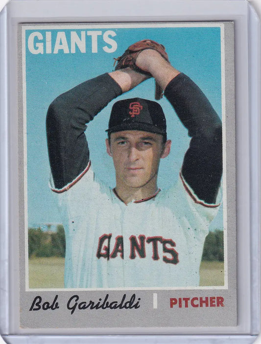 1970 Topps Baseball #681 Bob Garibaldi - San Francisco Giants RC - Baseball Card Single