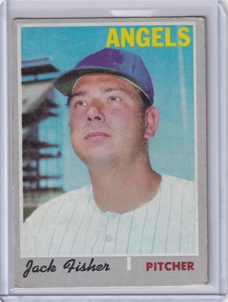 1970 Topps Baseball #684 Jack Fisher - California Angels