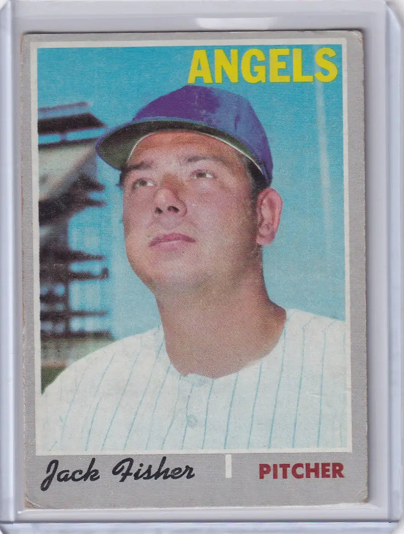 1970 Topps Baseball #684 Jack Fisher - California Angels