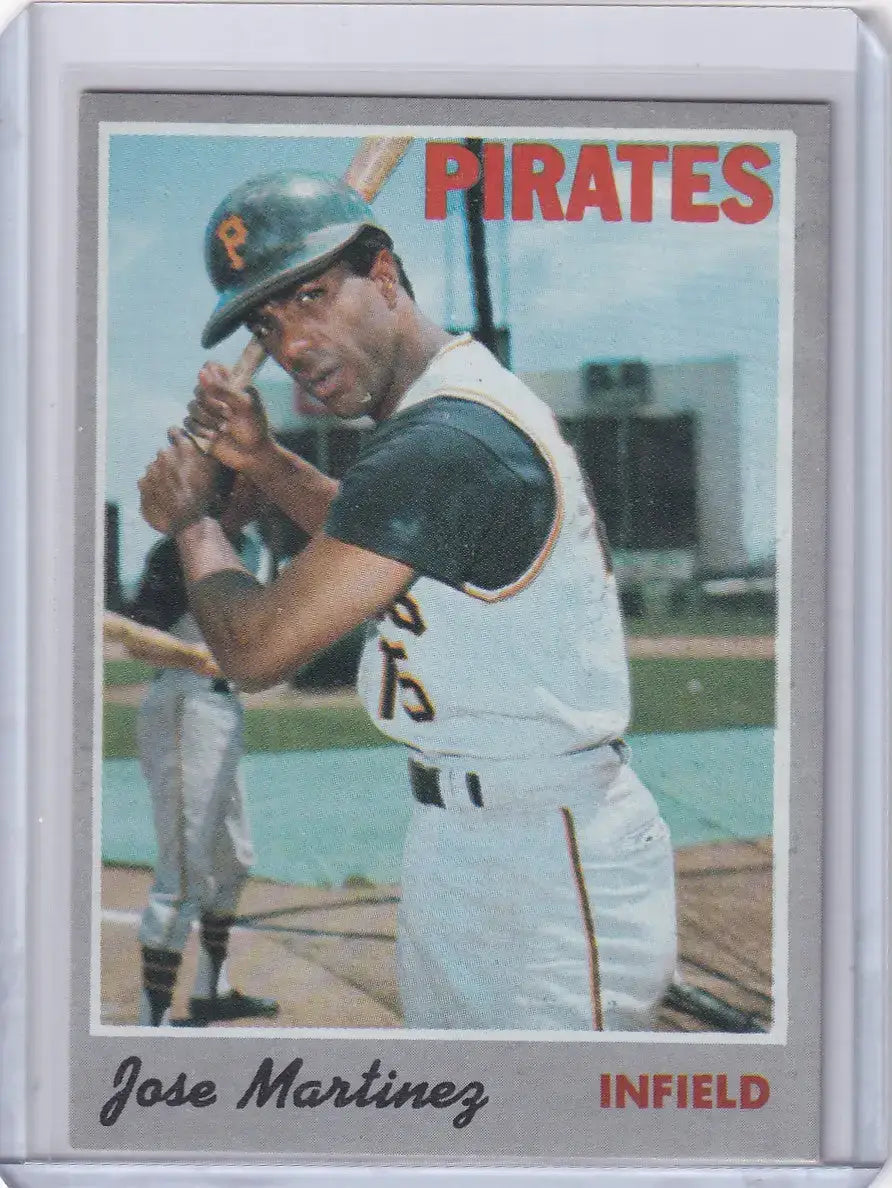 1970 Topps Baseball #8 Jose Martinez - Pittsburgh Pirates RC