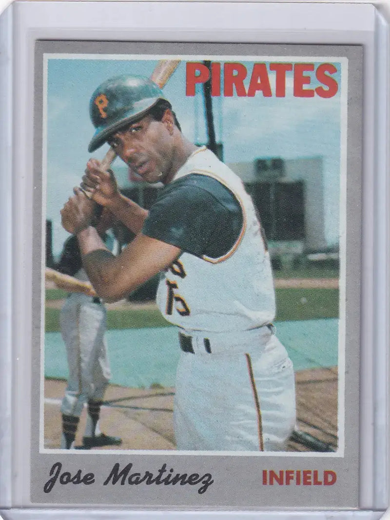 1970 Topps Baseball #8 Jose Martinez - Pittsburgh Pirates RC