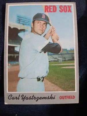 1970 Topps - Carl Yastrzemski #10. Boston Red Sox. VG+ - EX - Baseball Card Single