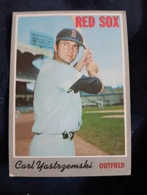 1970 Topps - Carl Yastrzemski #10. Boston Red Sox. VG+ - EX - Baseball Card Single
