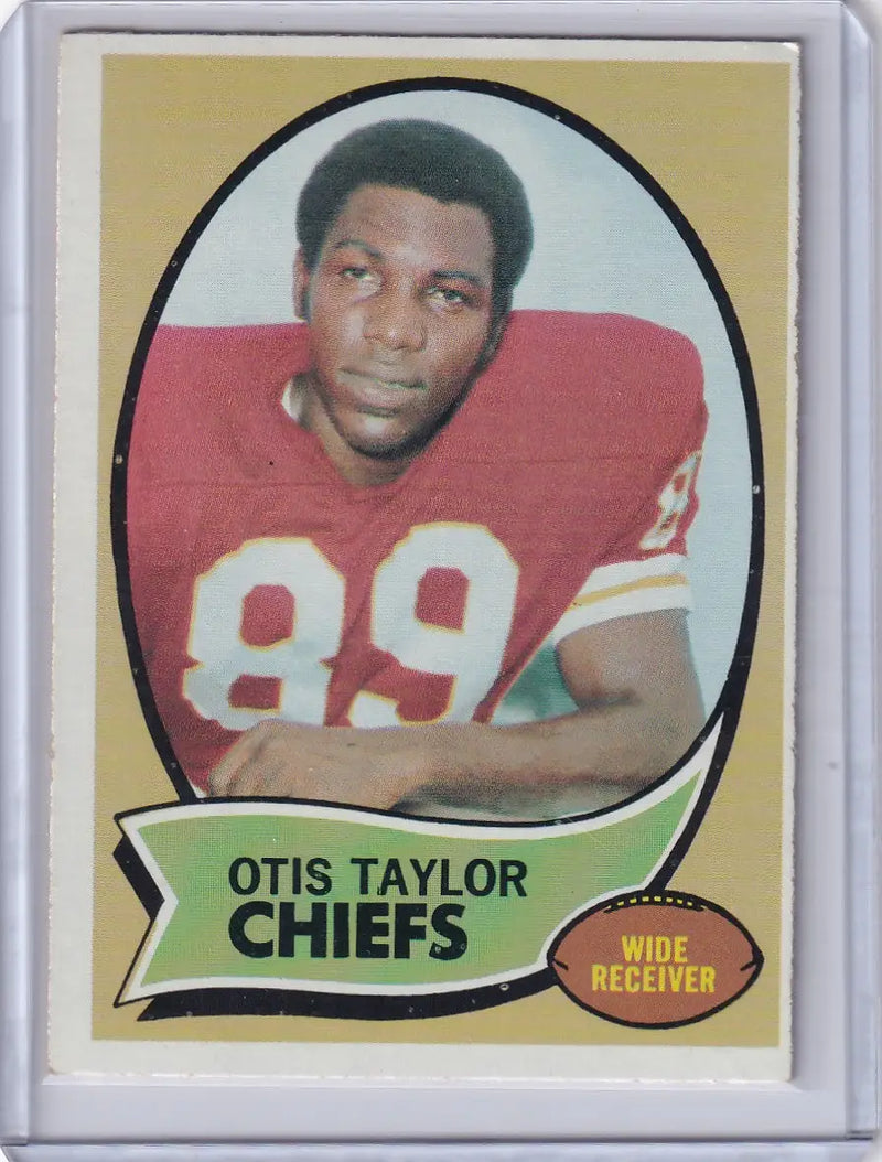 1970 Topps Football #103 Otis Taylor - Kansas City Chiefs - Football Card Single