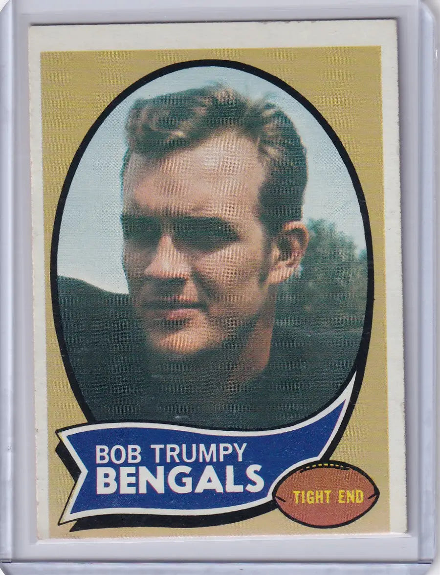 1970 Topps Football #110 Bob Trumpy RC - Cincinnati Bengals