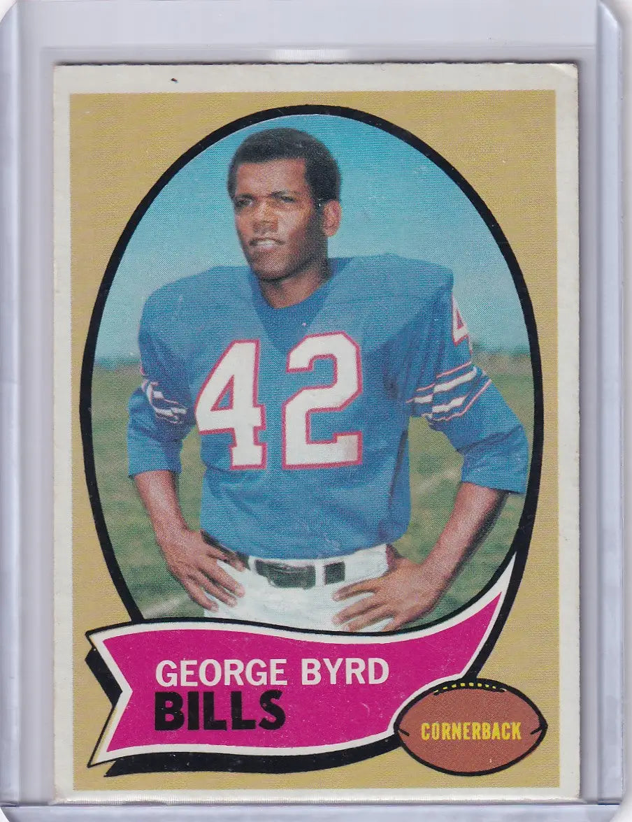 1970 Topps Football #119 George Byrd - Buffalo Bills