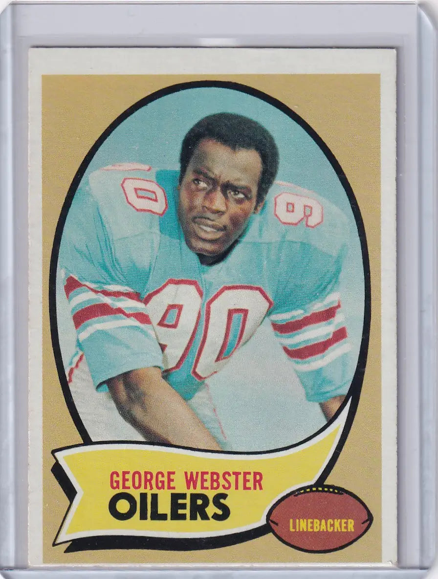 1970 Topps Football #120 George Webster RC - Houston Oilers