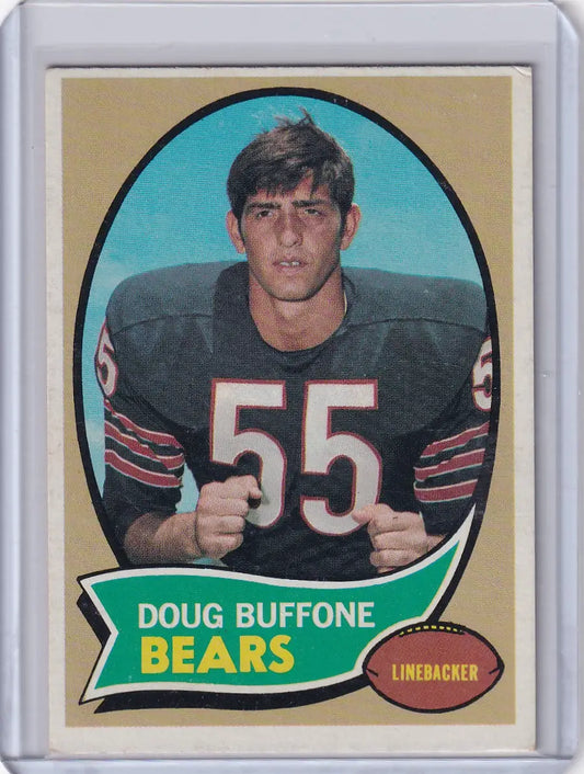 Topps Football trading card of Doug Buffone, linebacker for the Chicago Bears