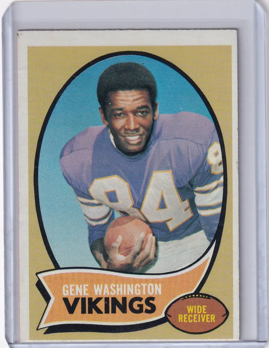 1970 Topps Football #29 Gene Washington RC - Minnesota Vikings - Football Card Single